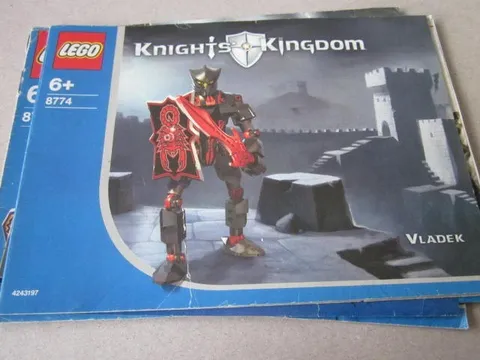 Lego Building Instructions Instruction 8774 Knights Kingdom Vladek