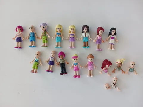 Lego Friends Mini Figure MiniFig Minifigures Lot Some Complete and Parts Pieces
