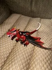 Lego dark Red black Dragon Fantasy Era Castle minifigure 7093 Skeleton Tower