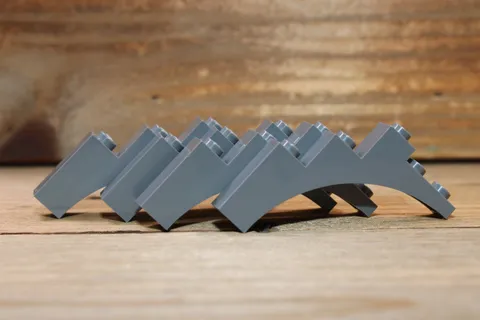 LEGO Dark Bluish Gray Arch 1 x 5 x 4 - Continuous Bow Part No 14395 2339