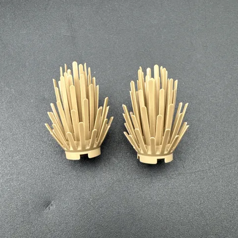 2X LEGO Dark Tan Prickly Bush Plant Shrub 2x2x4 Part Lot 6064 52208 91941 Set