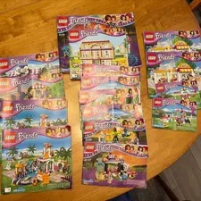 LEGO FRIENDS 16 Lot INSTRUCTION MANUALS ONLY 41313 41130 41118 41124