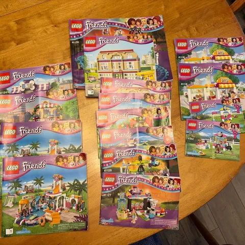 LEGO FRIENDS 16 Lot INSTRUCTION MANUALS ONLY 41313 41130 41118 41124