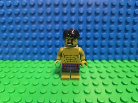 LEGO Hulk Minifigure sh0212 5003084 Marvel Super Heroes CMF Lot Rare Retired HTF