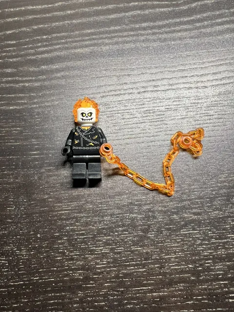 LEGO Marvel Spider-Man sh0267 Ghost Rider Johnny Blaze Minifigure 76058 