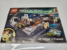 lego 8135 racers bridge chase instruction book only / me3629 r4 t81