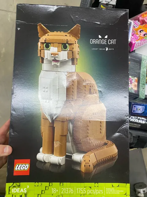 LEGO Ideas Orange Cat Building Set 21376 New & Sealed W/ Box Damage