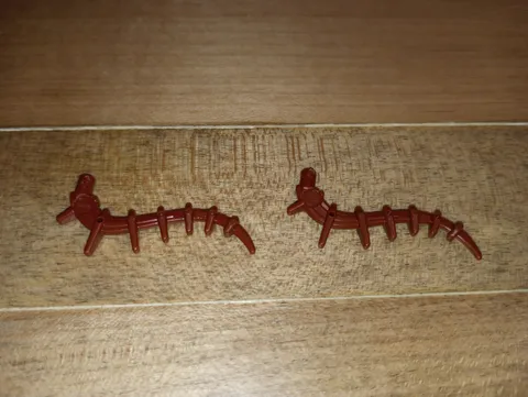 2 Lego 55236 Reddish Brown Minifig Bionicle spines appendages seaweed plants