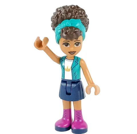 LEGO® Friends ANDREA Minifigure™ Minidoll Dark Blue Skirt Head Wrap frnd551