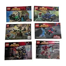 LEGO Marvel Super Heroes Instruction Manual Booklets, 76004 76207 76031 76014