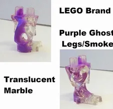 LEGO Minifigure Ghost Leg Purple Clear