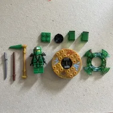 LEGO NINJAGO: Lloyd ZX (9574) Spinner Figure Masters Of Spinjitzu Green Ninja 