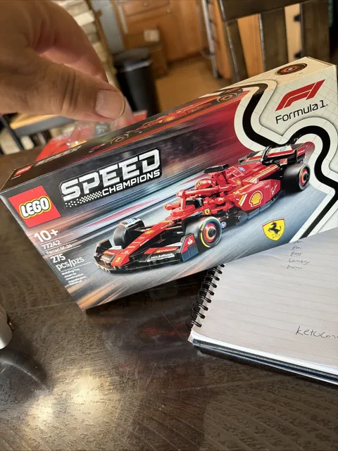 LEGO Speed Champions Ferrari SF-24 77242 Race Car  Complete Set 275 Pieces Boxed
