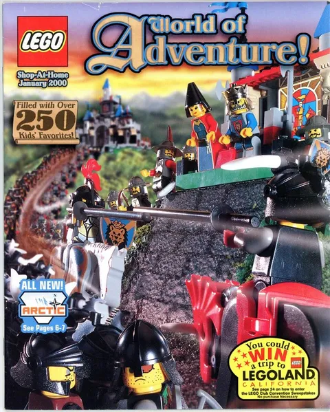 Lego Shop-At-Home January 2000 Adventures Castles Star Wars Trains Rock Raiders