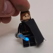 LEGO Anakin Skywalker Light-Up Blue Lightsaber Working 7257