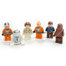 LEGO 6212 Star Wars X-Wing Fighter Minifigs ONLY - READ!