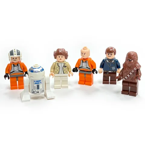 LEGO 6212 Star Wars X-Wing Fighter Minifigs ONLY - READ!