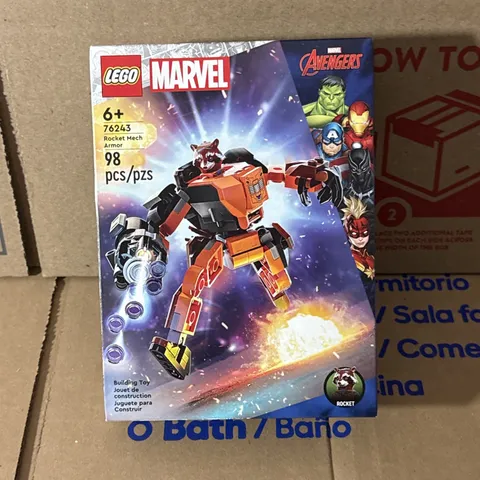 Lego Marvel 76243 Rocket Mech Armor Set Raccoon Guardians of the Galaxy