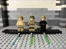 LEGO STAR WARS Luke Skywalker Lot of 3 Dagobah, Endor, Final Duel w/ Lightsabers