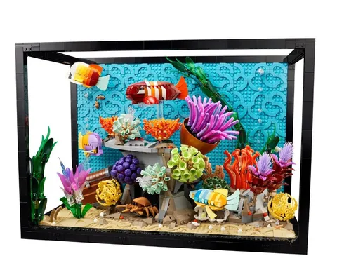 LEGO 10366 Tropical Aquarium w/Box & Instructions Reverse Packaged Barely Owned