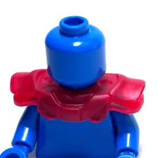 Lego - Minifigure Utensil - Trans Red, Shoulder Armor, Ninja