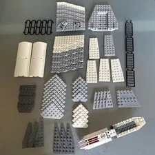 LEGO STARWARS  random wedges modified plates Space Fighter Rails Ladders Lot 66+