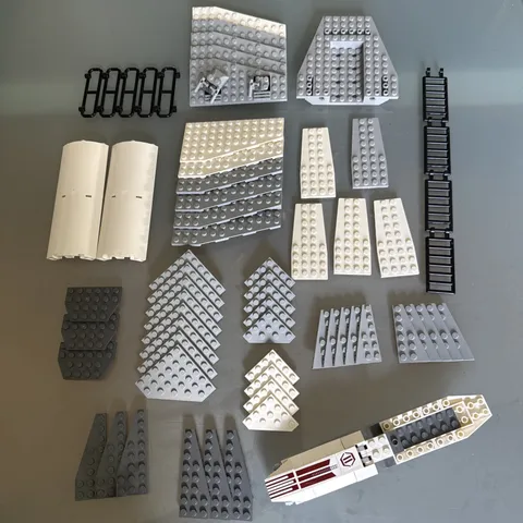 LEGO STARWARS  random wedges modified plates Space Fighter Rails Ladders Lot 66+