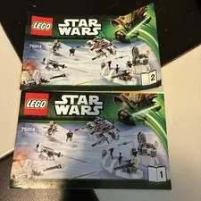 Lego Star Wars # 7879 Hoth Echo Base Instruction Manuel’s Only 1 & 2