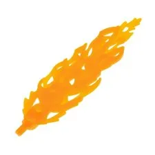 1x LEGO Bionicle Flame Sword Weapon Transparent Orange Glatorian 64297