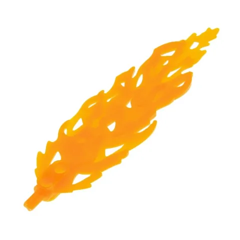 1x LEGO Bionicle Flame Sword Weapon Transparent Orange Glatorian 64297