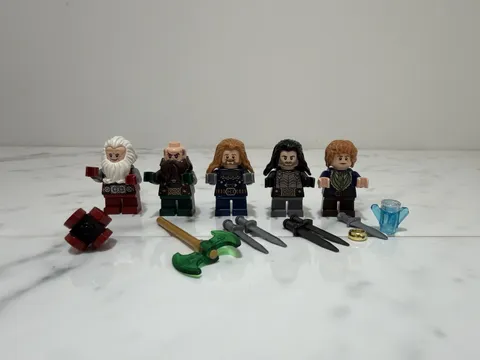 LEGO The Hobbit 79018 Lonely Mountain Minifigure Lot 5 MINT Figures Complete