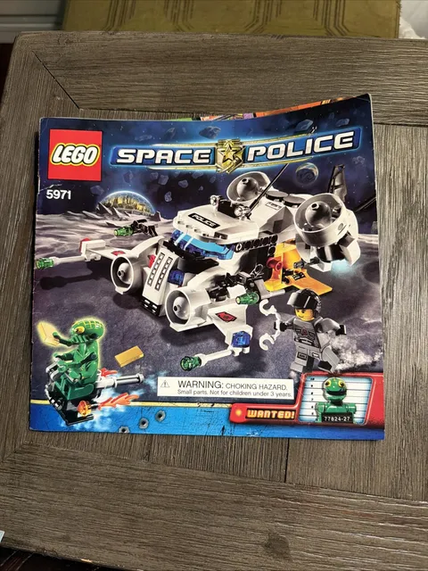 LEGO Space Police 5971 Gold Heist Instruction Manual Booklet ONLY