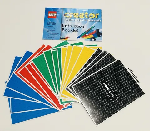 Lego Creator Race To Build It Game, 20 Model Cards & Instructions, Replacements