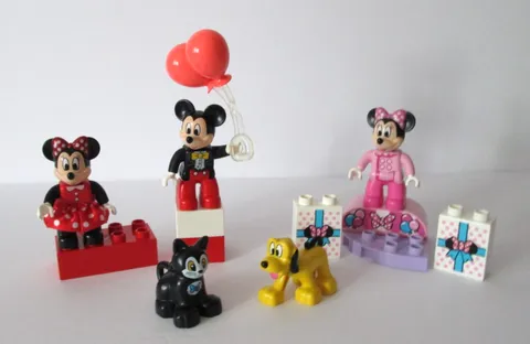 Lego Duplo Disney Mickey Minnie Mouse Pluto Figuro & Goofy PLUS!!