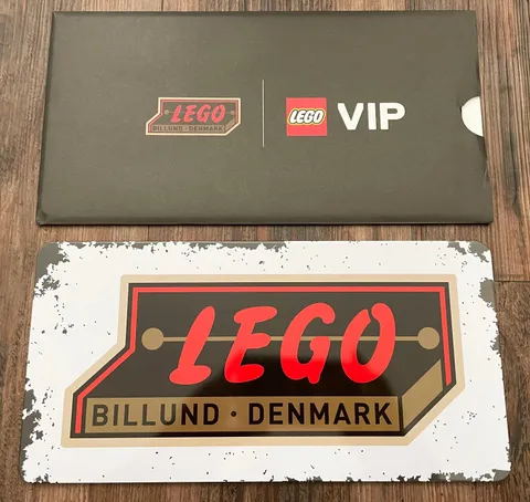 LEGO 1950's Retro Tin Poster Sign 5007016 Limited Edition VIP PROMO 2021