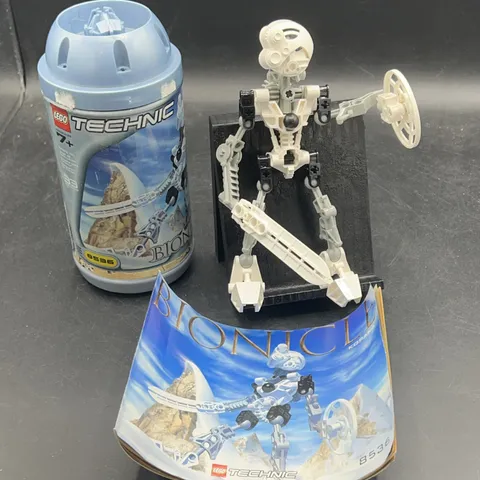 LEGO BIONICLE 8536 Kopaka Toa Mata 2001 Complete Set Canister