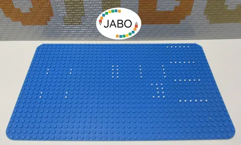 ( R3/PB 25 ) LEGO x244px1 plate 24x40 blue 369 Coast Guard Station 1976