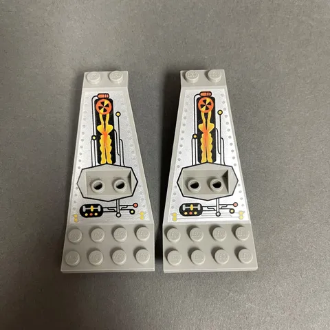 Lego 30118 Old Light Gray Replacement Parts Pieces Lot of 2