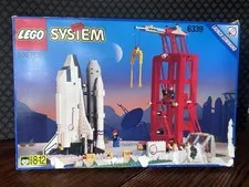 LEGO Town Set 6339 Shuttle Launch Pad Space NASA Mini Figure & Instruction Book