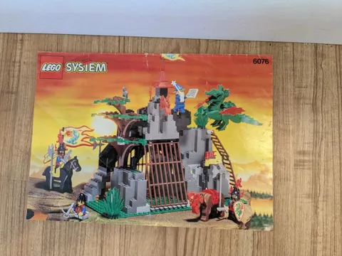 LEGO Castle:  Dark Dragons Den 6076 - INSTRUCTIONAL MANUAL ONLY* 1994