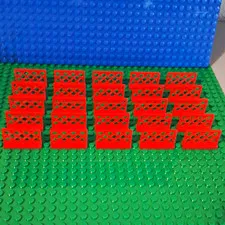 LEGO Red Fence 1x4x2 Lattice.           Lot Of 25. Excellent Condition