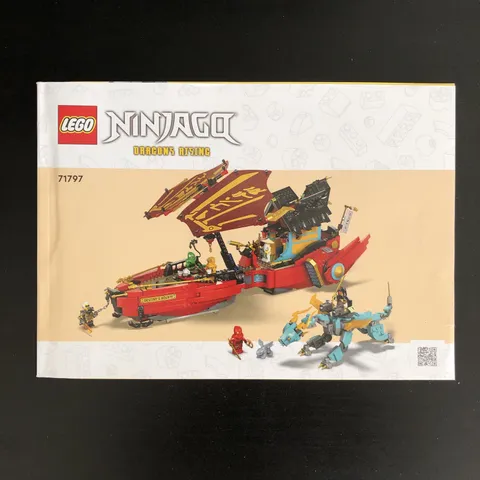 LEGO Ninjago Destiny’s Bounty – Race Against Time 71797 Manual ONLY Excellent