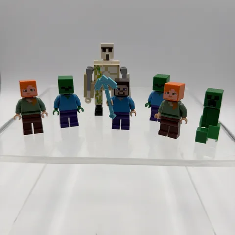 LEGO Minecraft Minifigure Lot Iron Golem And More