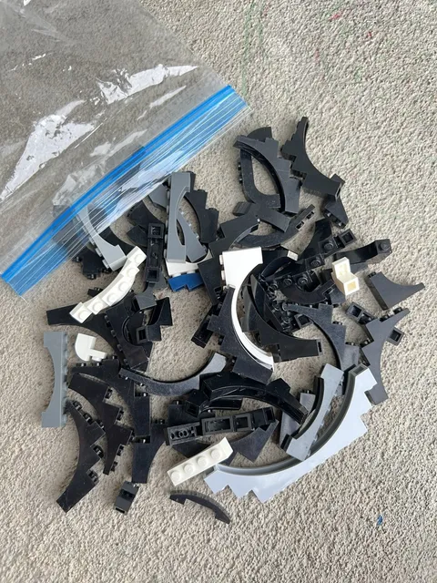 LEGO Arch Bricks Arched Plates Bows Curved Pieces Bulk Lot 3.7 oz ARBGW
