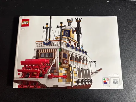 Lego Ideas 21356 River Steamboat Instruction Manual Only