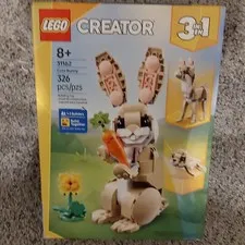 LEGO Creator 3-in-1 Cute Bunny 31162 Set 326 pcs BNIB