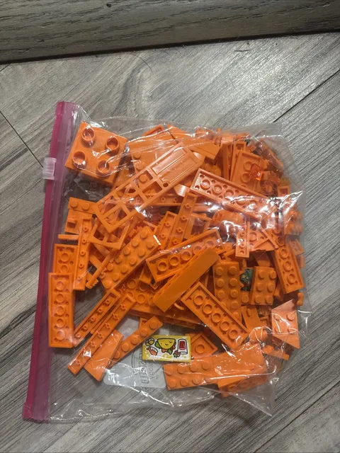 LEGOS Orange Lot 4.7 Oz