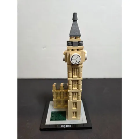 LEGO Architecture 21013 Big Ben Complete Retired Landmark No Box Manual