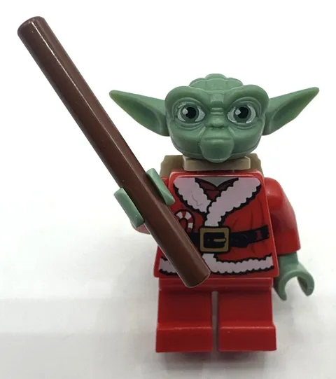 Lego Star Wars Christmas Santa Yoda With Backpack And Cane Advent Callender