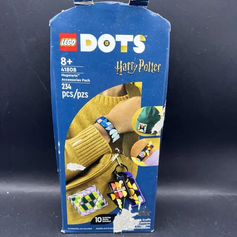 LEGO DOTS Wizarding World Harry Potter 41808 Hogwarts Accessories DAMAGED BOX